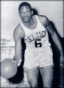 Bill Russell of the Boston Celtics, circa 1960.